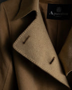 "Aquascutum" Traditional detail belted long trench coat