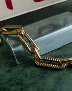 "GUCCI" 18SS Tiger head motif chain shoulder 2way bag