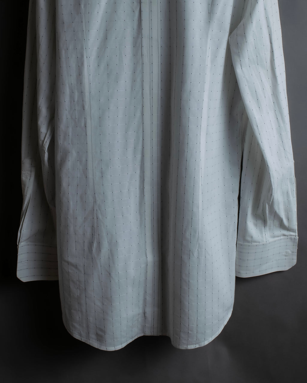 "Dolce & Gabbana" Grid stitch broadcloth shirt