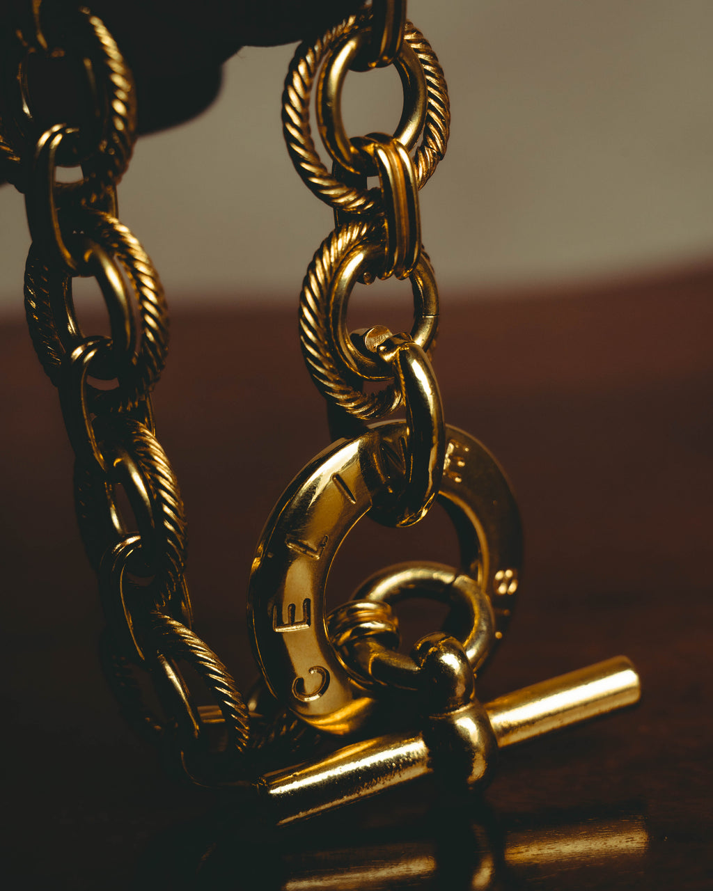 –SPECIAL– "CELINE" 90's Sculptural link bracelet
