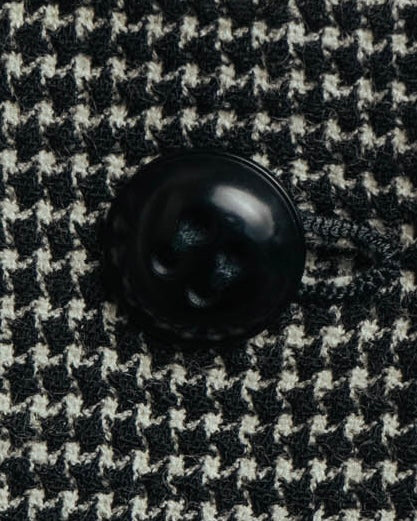 "Christian Dior" 80's-90's Wool-blend houndstooth jacket