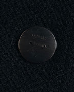 –SPECIALS– "LOEWE" 2017-2018 Minimal a-line calfskin piping coat