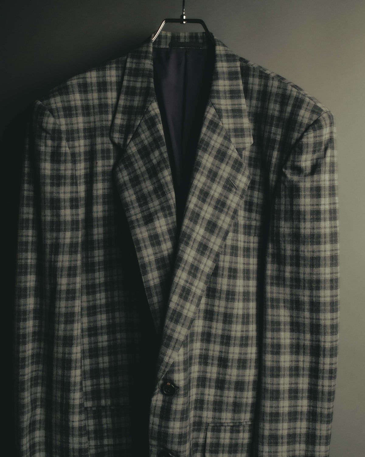 "COMME des GARÇONS HOMME" 90's Plaid wool blazer