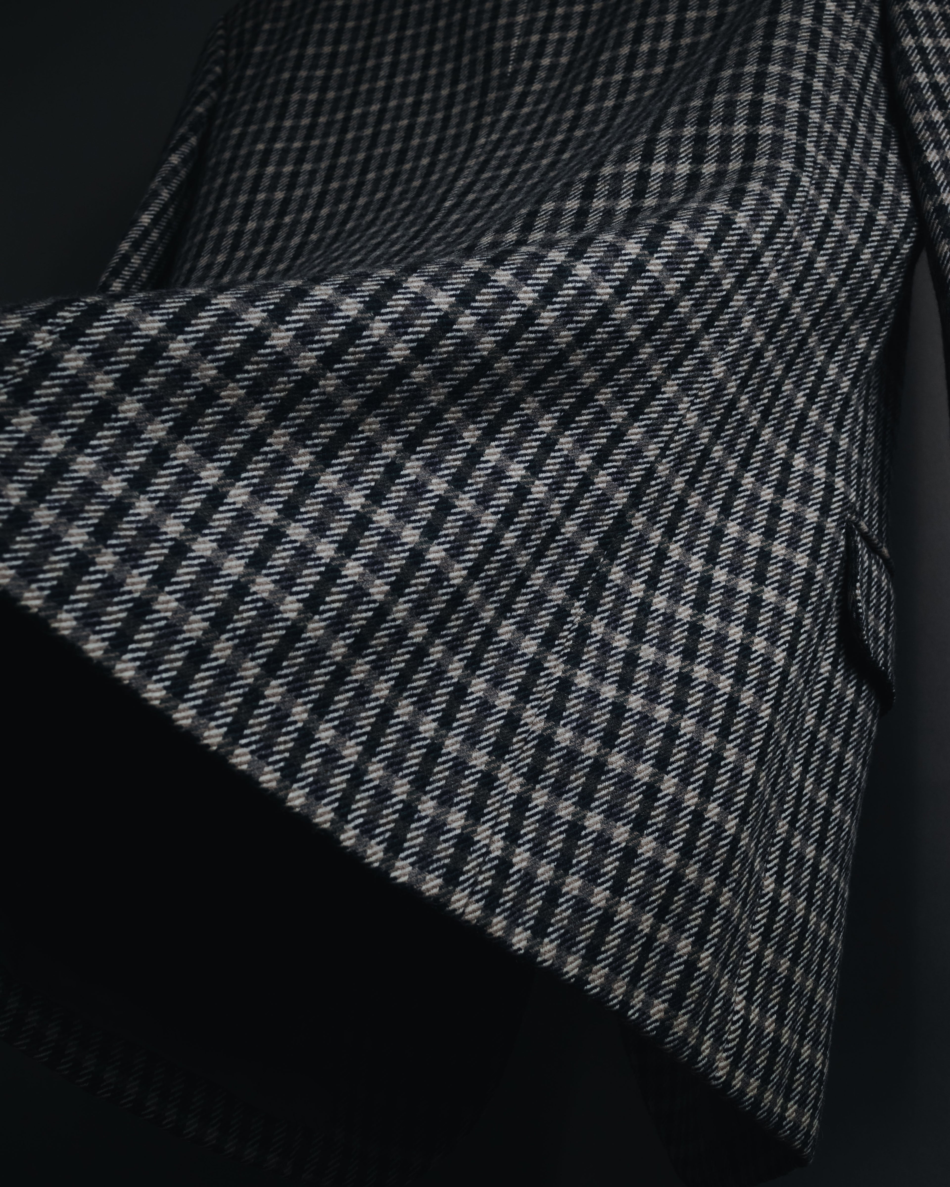 "Christian Dior SPORTS" 80’s-90’s british check tweed jacket