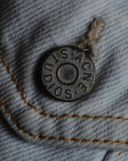 "Acne Studios" Washed light blue short denim jacket
