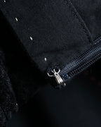 "YOHJI YAMAMOTO" Stitched hemline design flared skirt