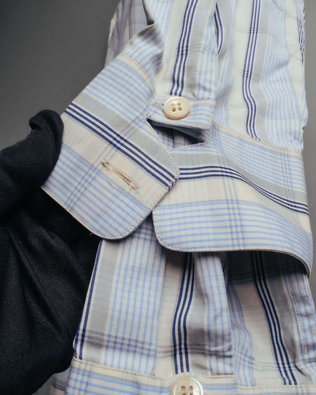 “VIKTOR & ROLF Monsieur” 00’s-10’s checked cotton dress shirt