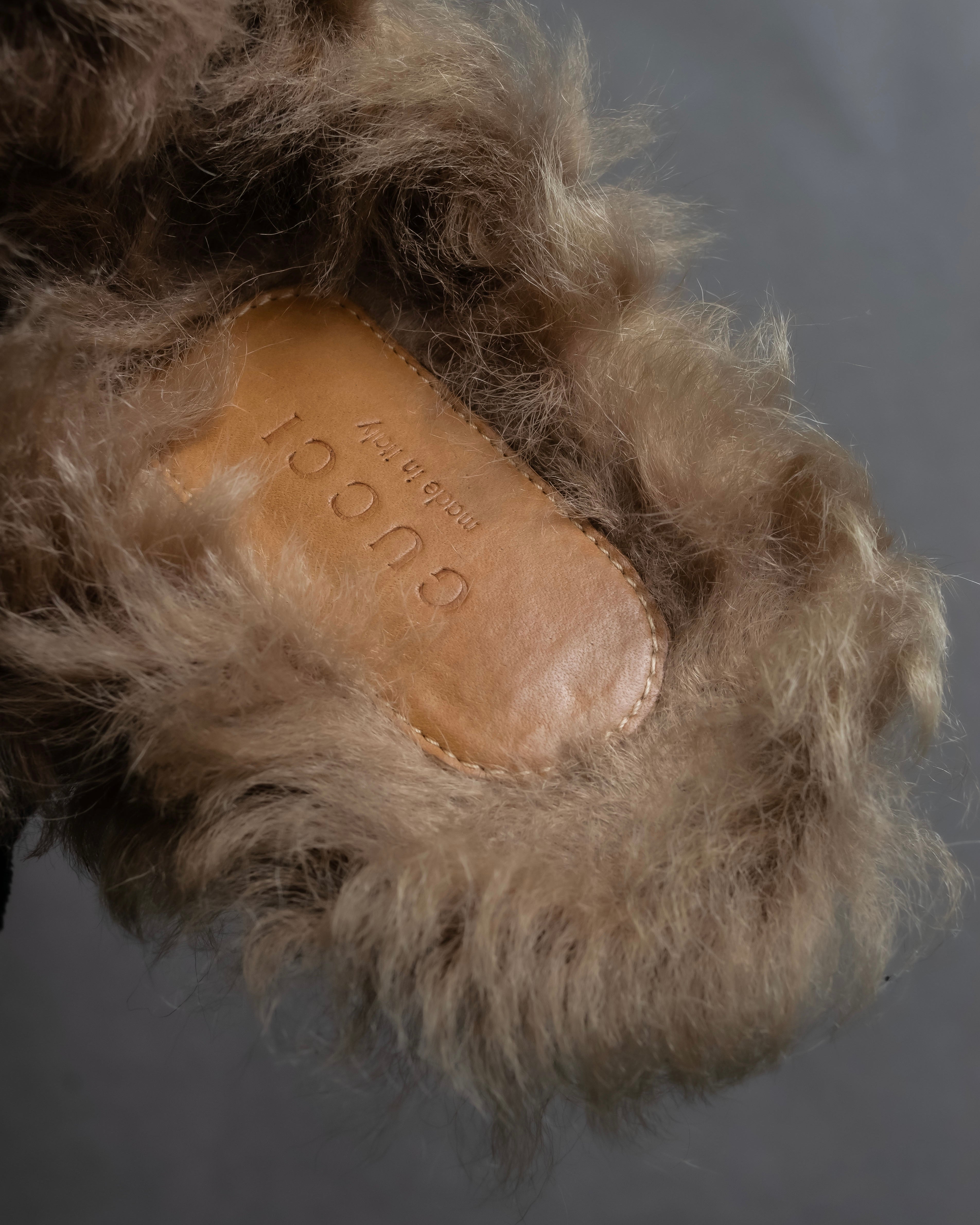 "GUCCI" Horsebit slipper style Princetown loafers