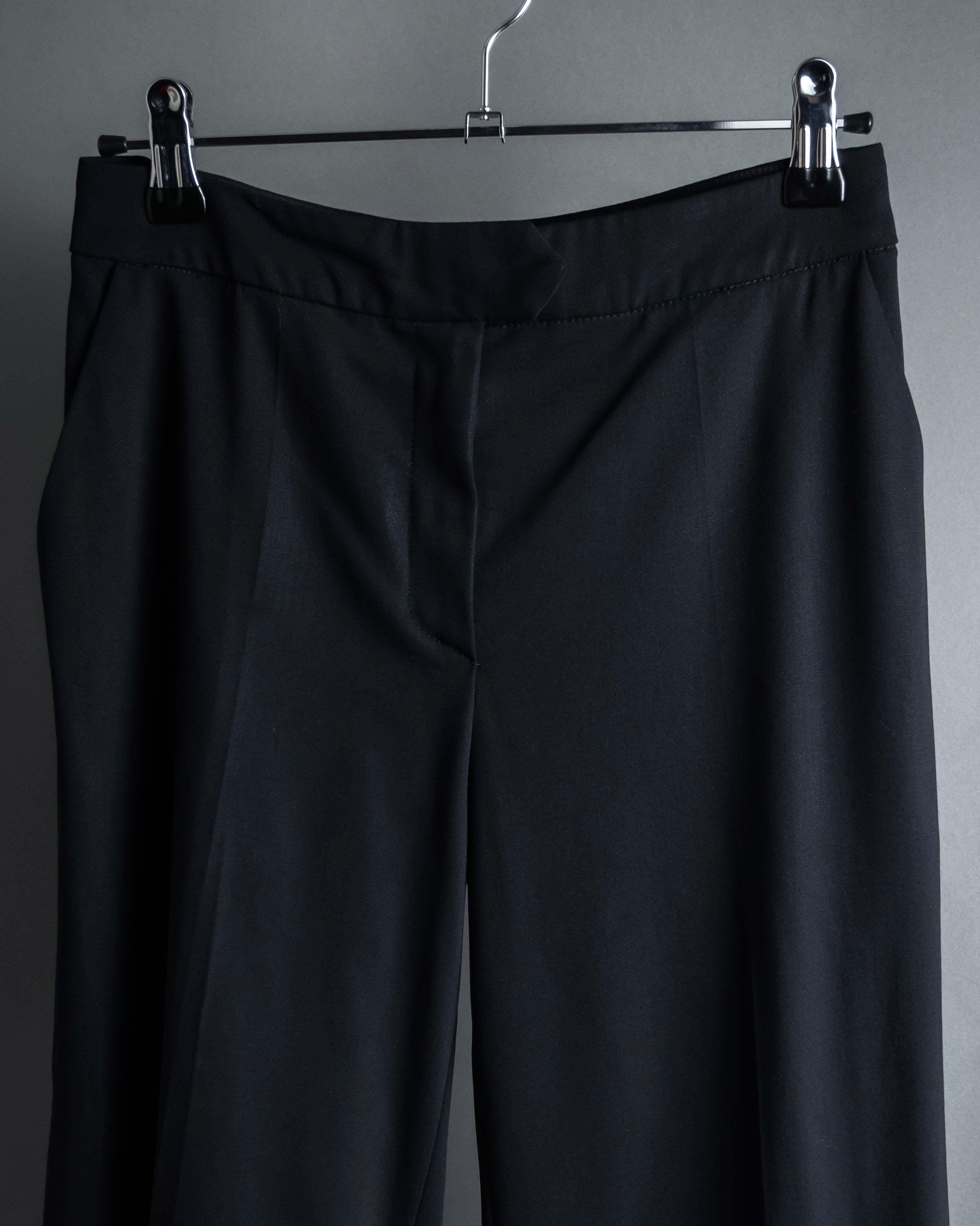 "Christian Dior Boutique Paris" Beautiful waistline wide silhouette Slacks