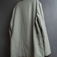 "Vintage ribbed stripe stand collar jacket"