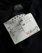 "BALENCIAGA" Structured tailored shawl collar jacket