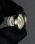 "CHANEL" 99AW Round top gorgeous design ring