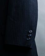 “BALENCIAGA” pinstripe beautiful shape tailored jacket