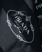 “PRADA” 2000’s Logo large scarf