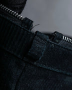 "MAISON MARGIELA" 5AC Harako leather corduroy combination 2way bag