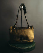 “LANVIN” 2008-2015 Metallic Happy shoulder bag