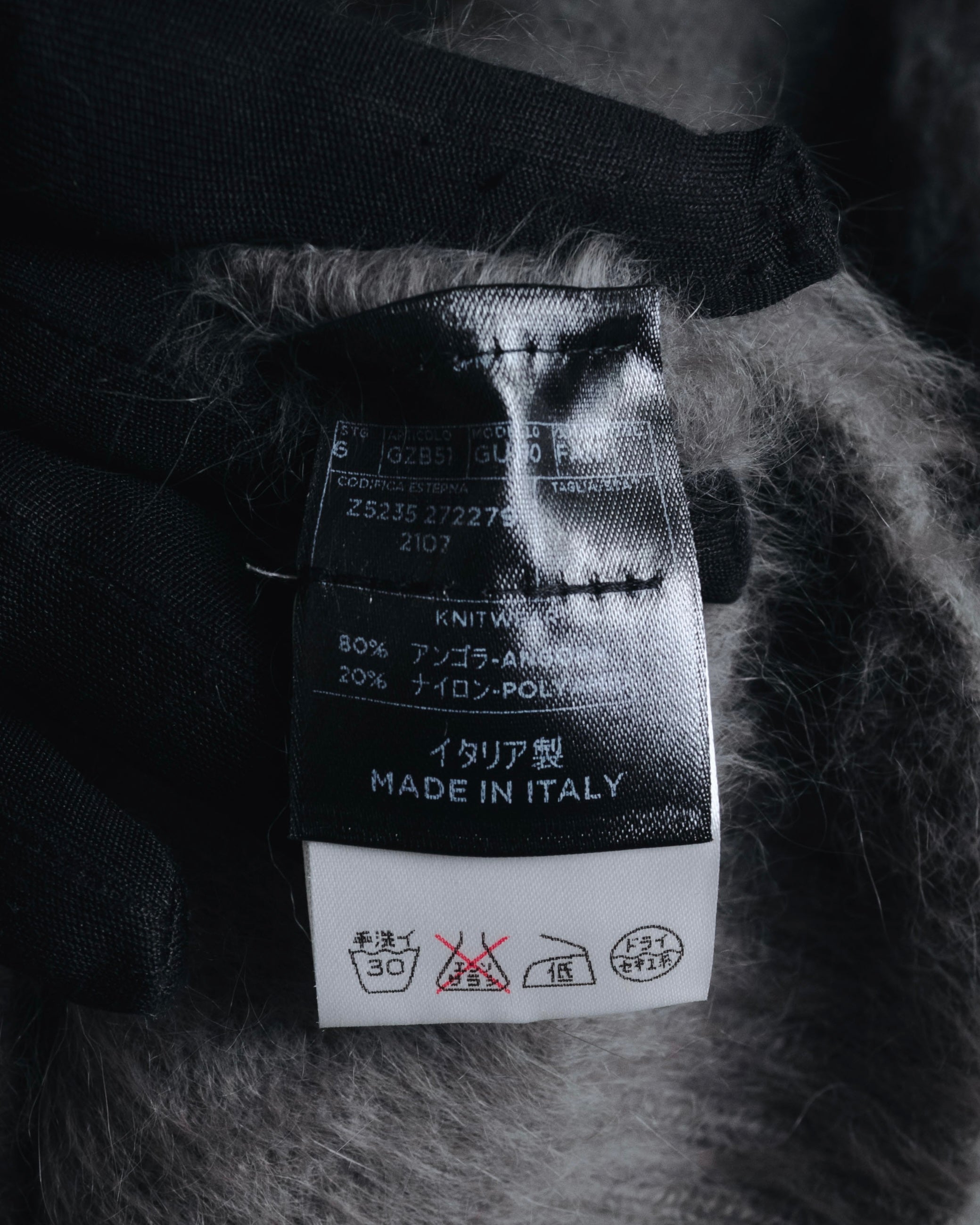 "GUCCI" 2010-11 angora blend brushed crewneck knit