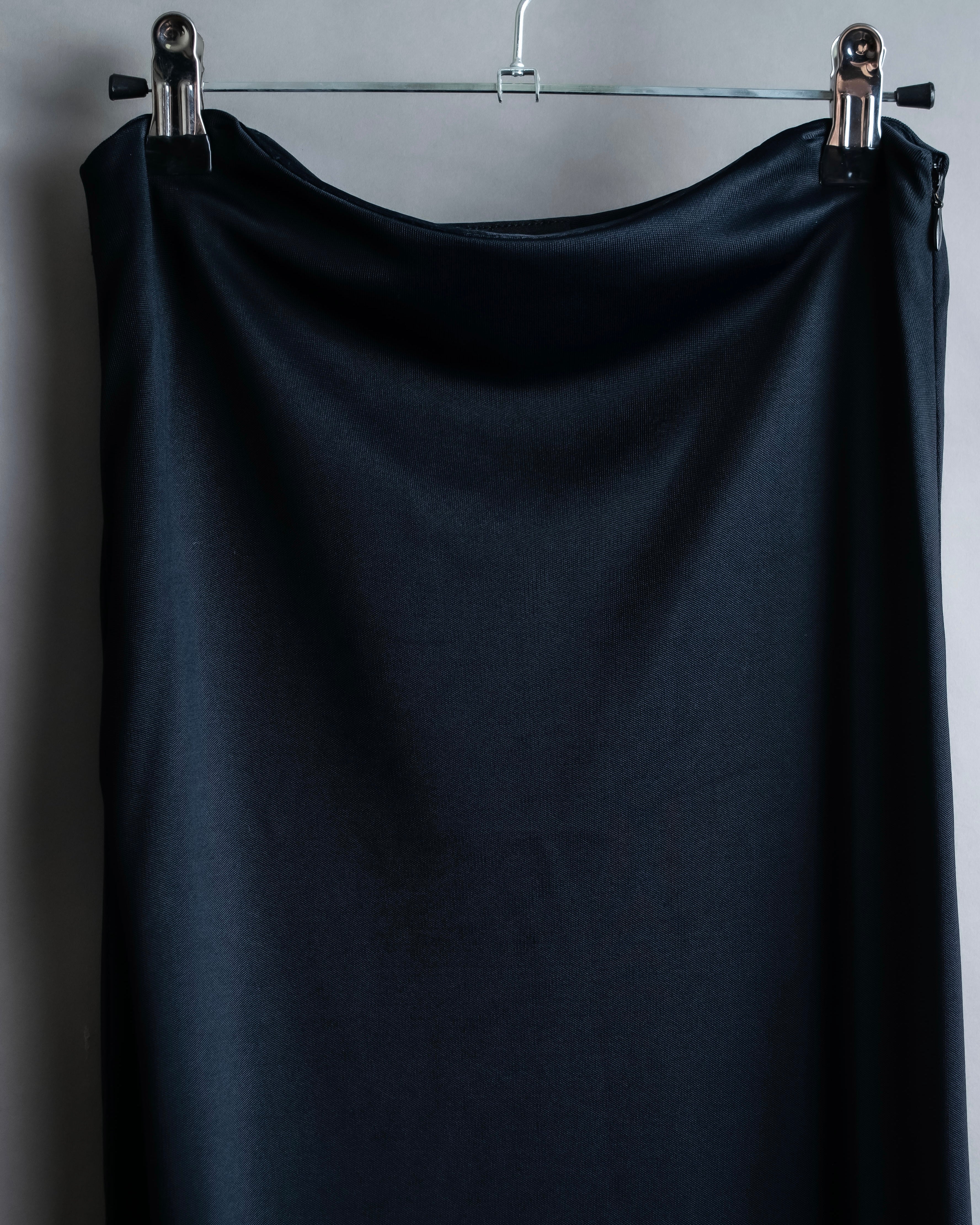 "GUCCI" Maxi-length glossy rayon skirt