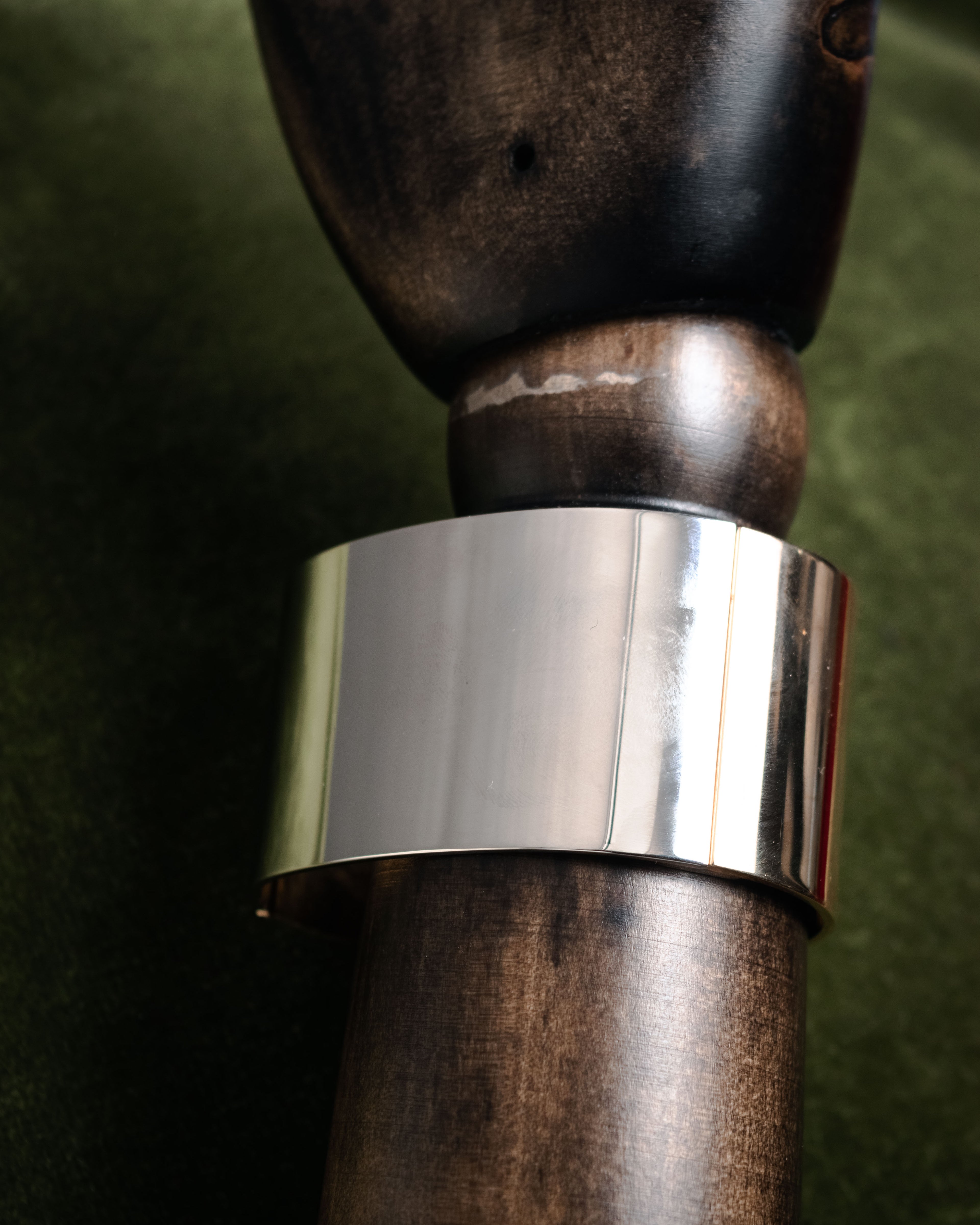 -SPECIAL- “Christian Dior” 2012-16’s Mirror finish wide cuff bangle