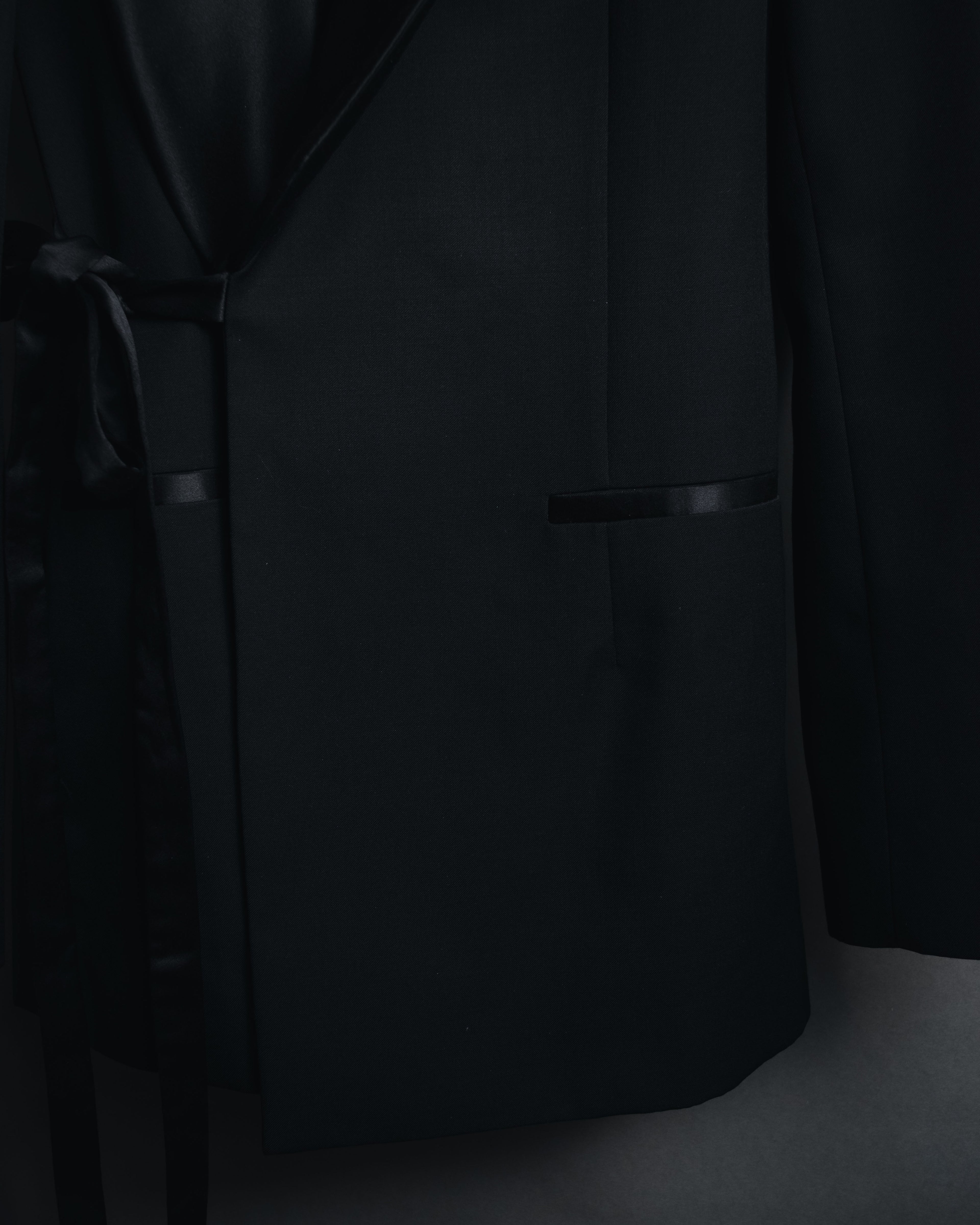 –SPECIAL– "LOEWE"2010’s-20’s wrap-front shawl collar tuxedo jacket