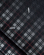 "MAISON MARGIELA" Check pattern gradient design chain shoulder leather wallet bag
