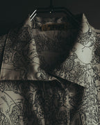 "Hermès" 70's-80's Scarf print shirt