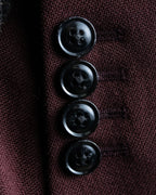 "DRIES VAN NOTTEN" Beautiful burgundy color tailored jacket