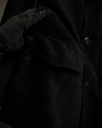 "BURBERRY" Thick wale corduroy oversized tailored jacket