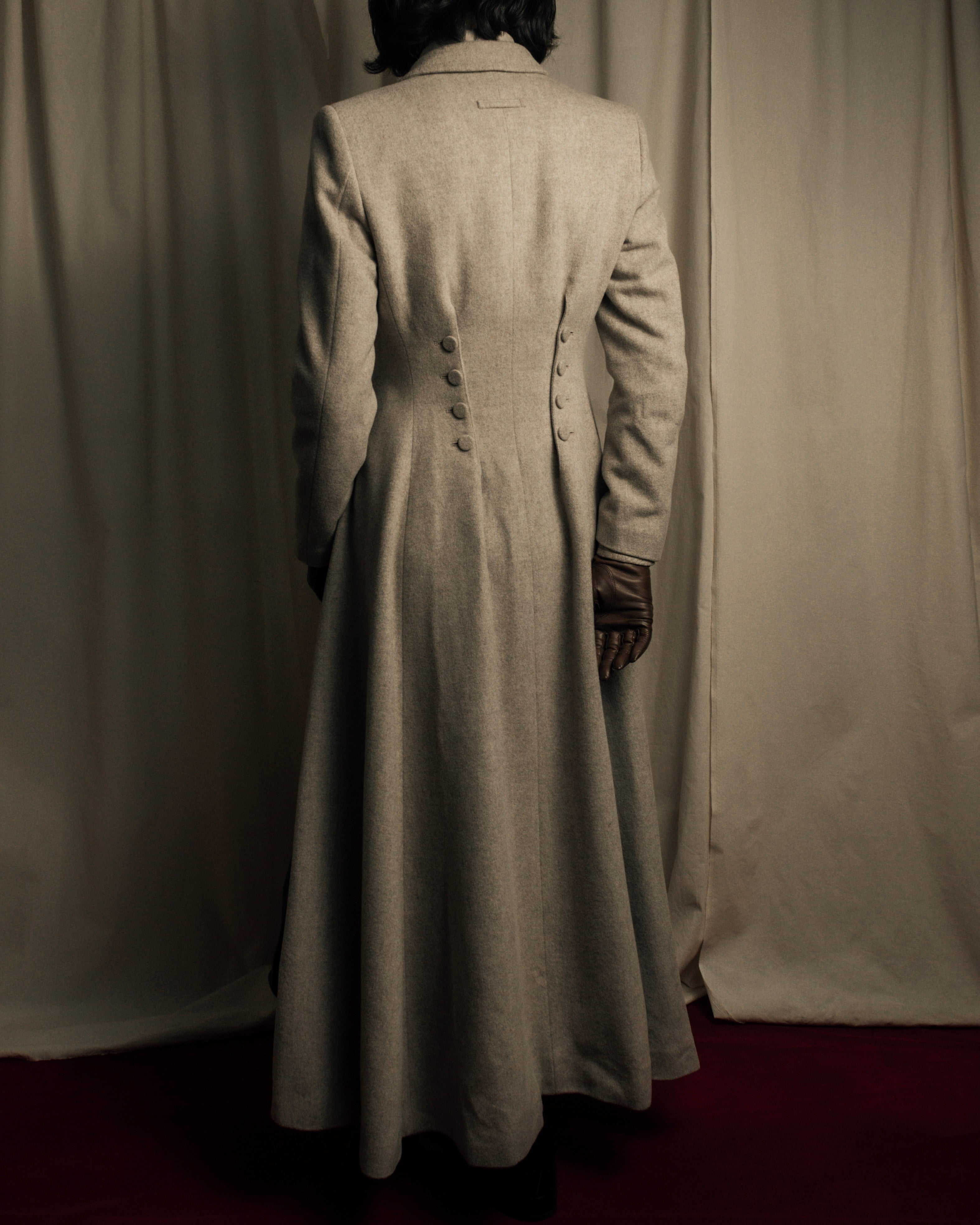 -SPECIAL- "JEAN PAUL GAULTIER"
90's-00's Waist shape A-line silhouette ecryu color super long coat