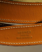 “HERMÈS” Classic stirrup buckle leather belt
