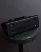 "BURBERRY" Saffiano leather mini boston bag