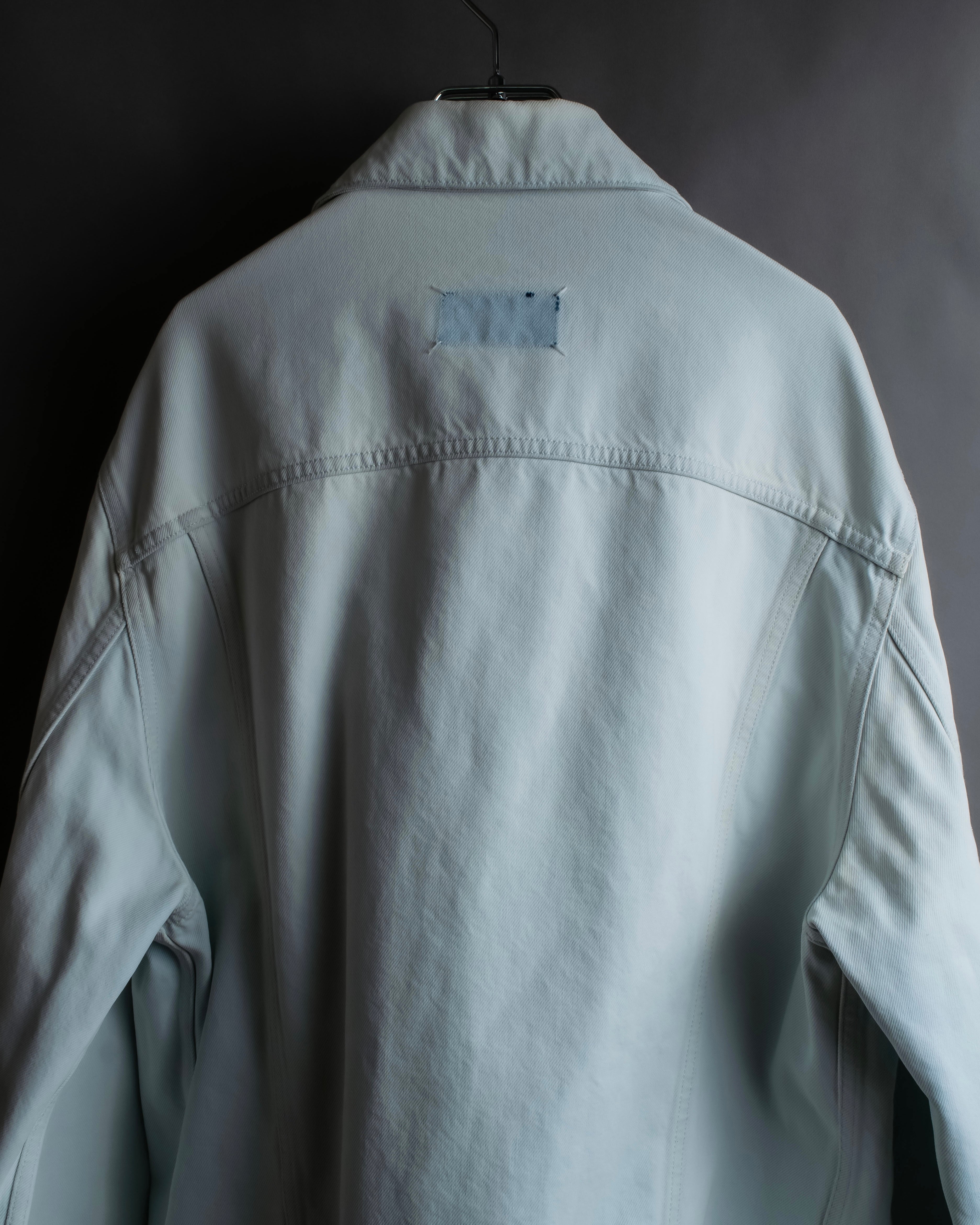 "MAISON MARGIELA" 20SS Washed pale blue denim jacket