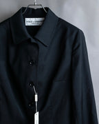 "DOLCE &amp; GABBANA" Waist shape wool soutien collar jacket