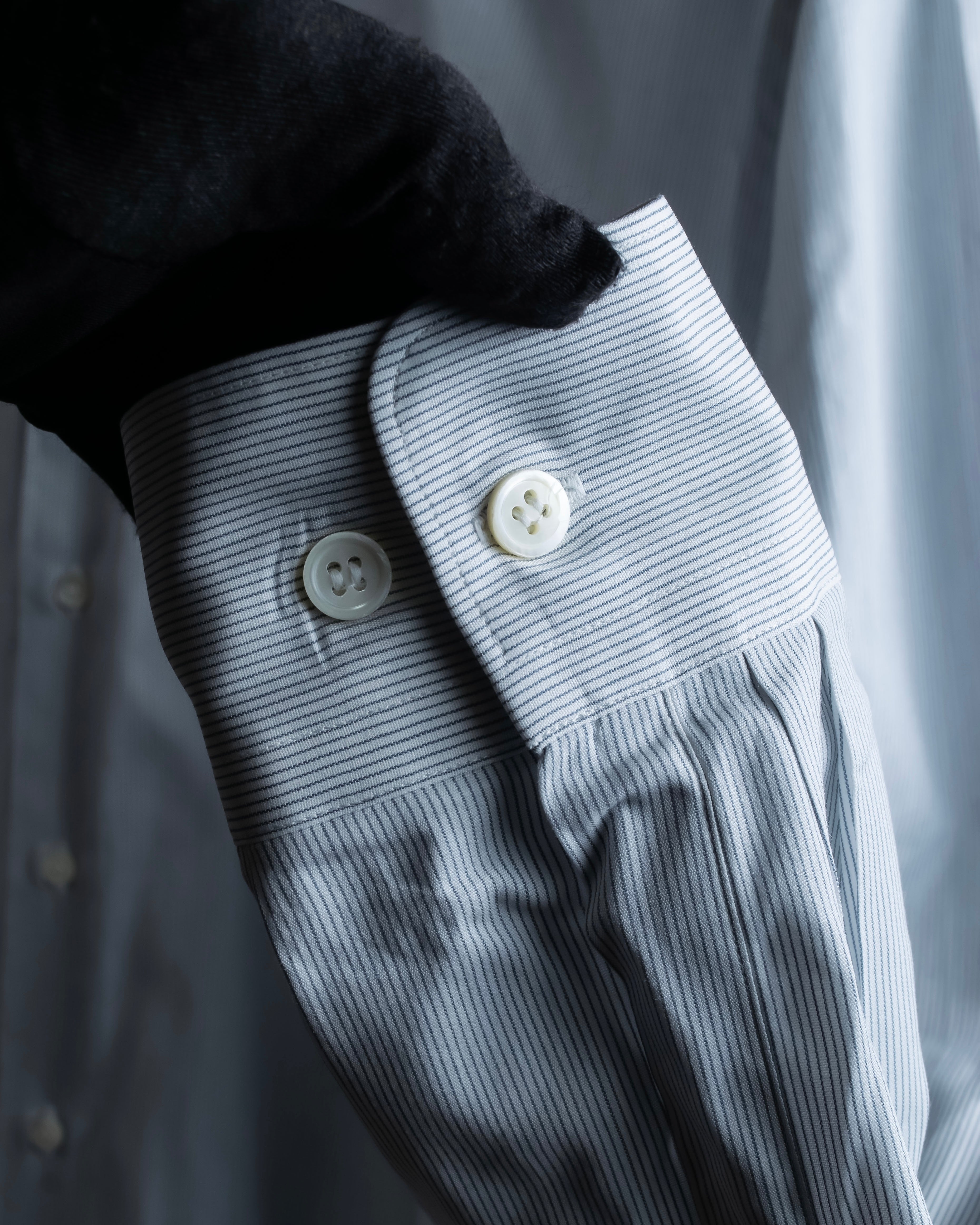 "COMME des GARCONS HOMME DEUX" Striped button-down shirt