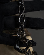 "YVES SAINT LAURENT" Sculptural link chain necklace