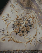 "Christian Dior" 80's-90's Elegant floral silk scarf