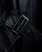 "DURBAN" Double zipper sheepskin leather coat