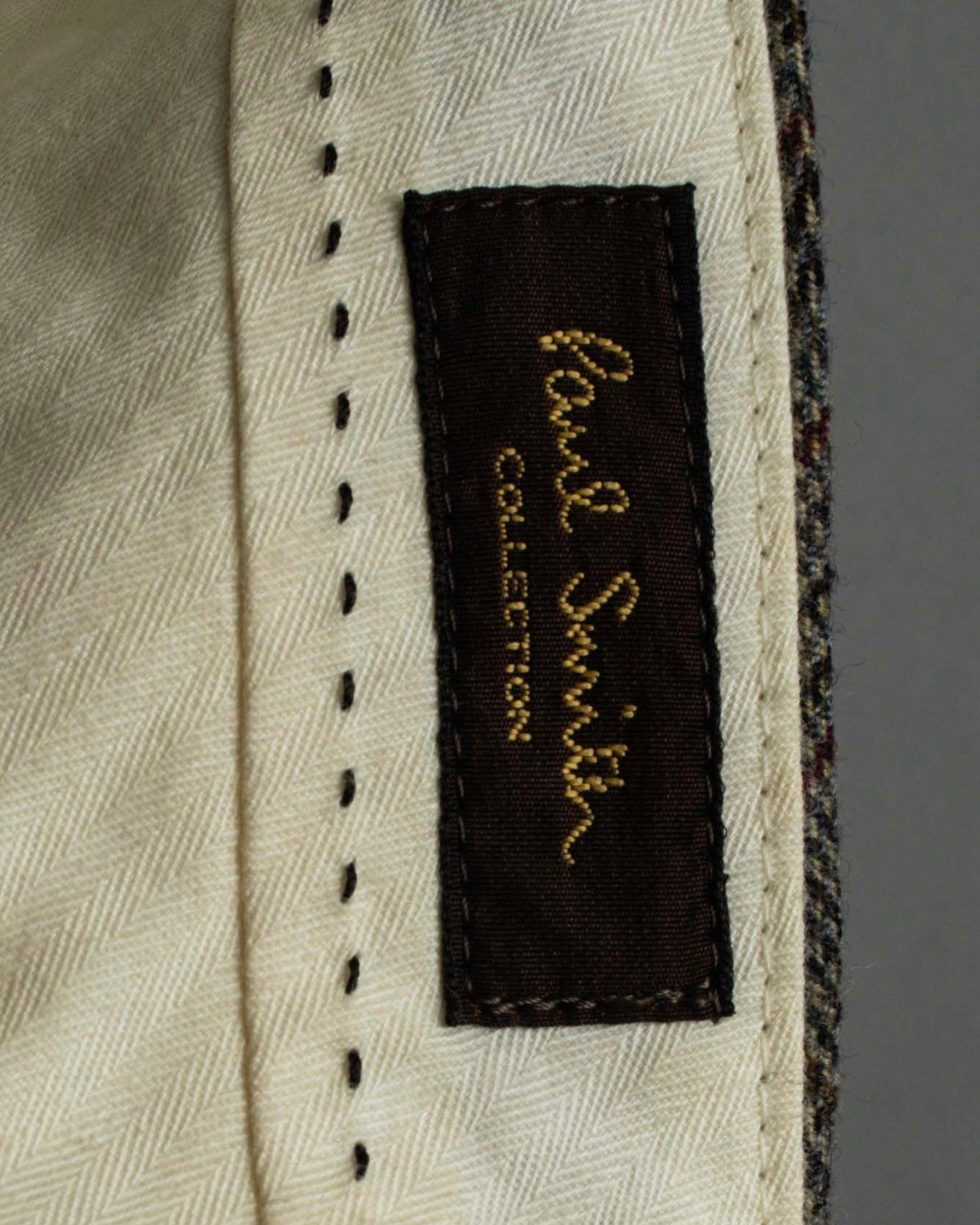 "PAUL SMITH" Flaming detail glen plaid set up