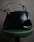 “JUNYA WATANABE COMME des GARÇONS” 2010’s Houndstooth embossed leather doctor bag