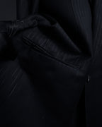 "BALENCIAGA" Chalk stripe pattern long silhouette set up