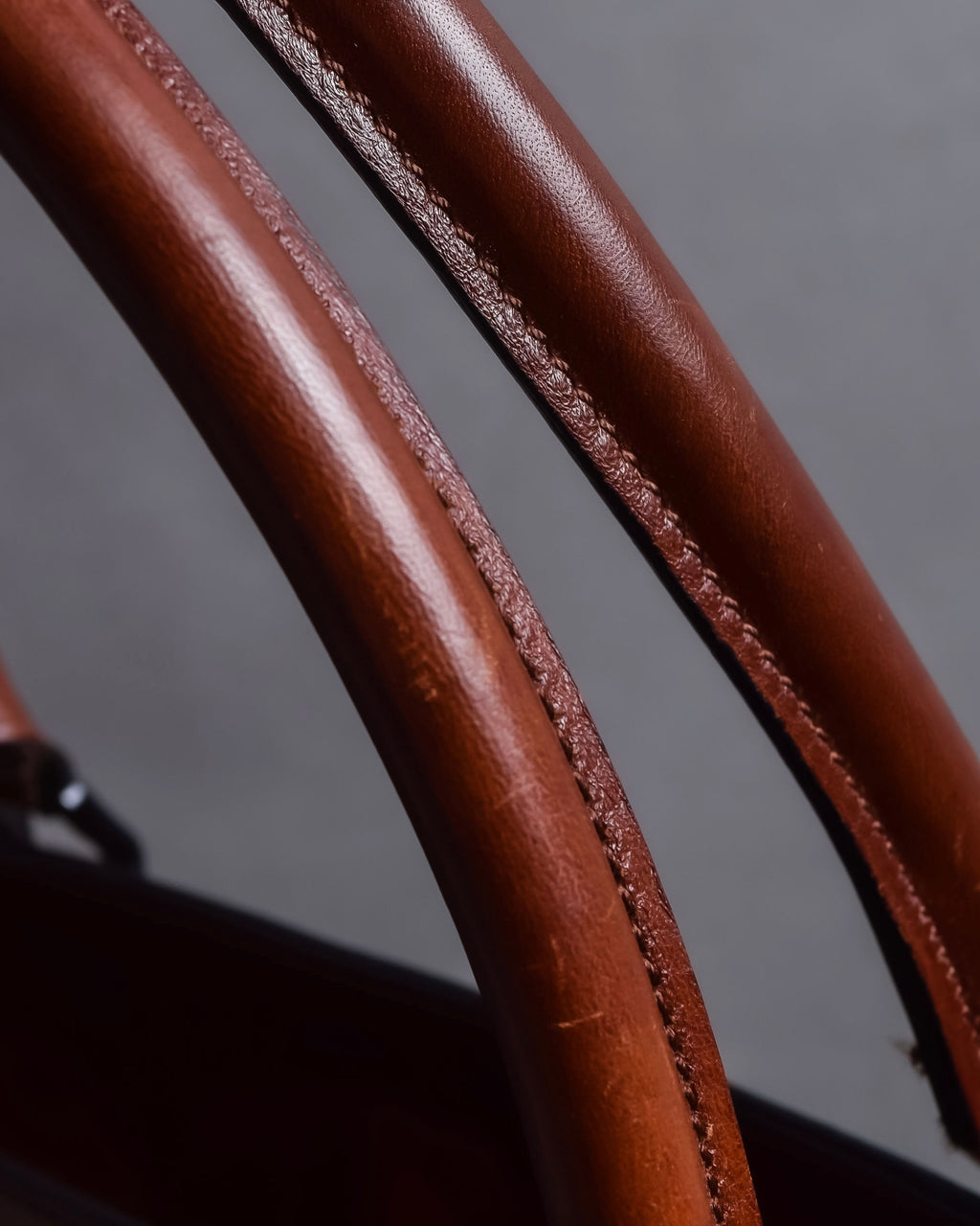 "BURBERRY" Harness detail check canvas leather bag