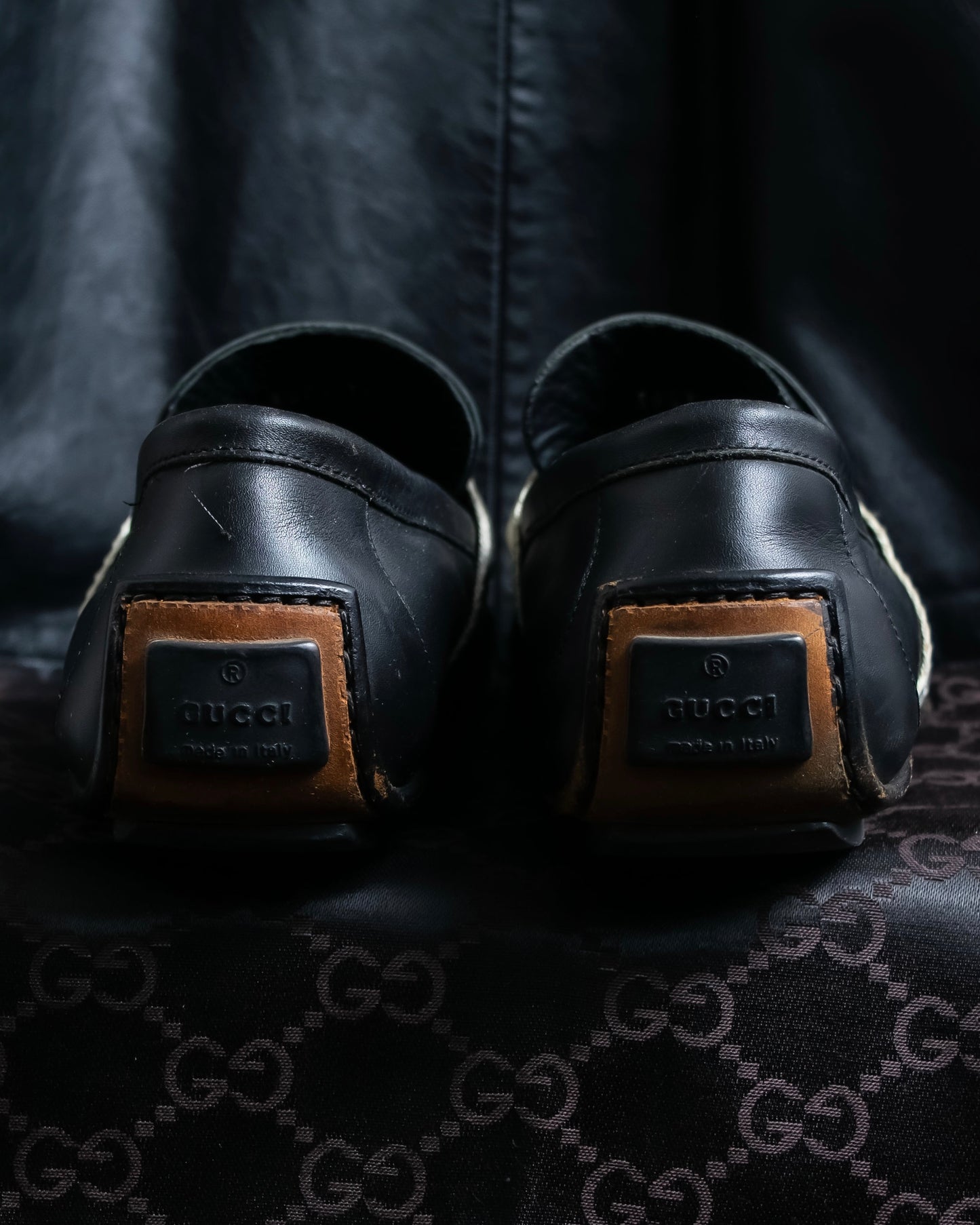 "GUCCI" Shelly line detail driving shoes