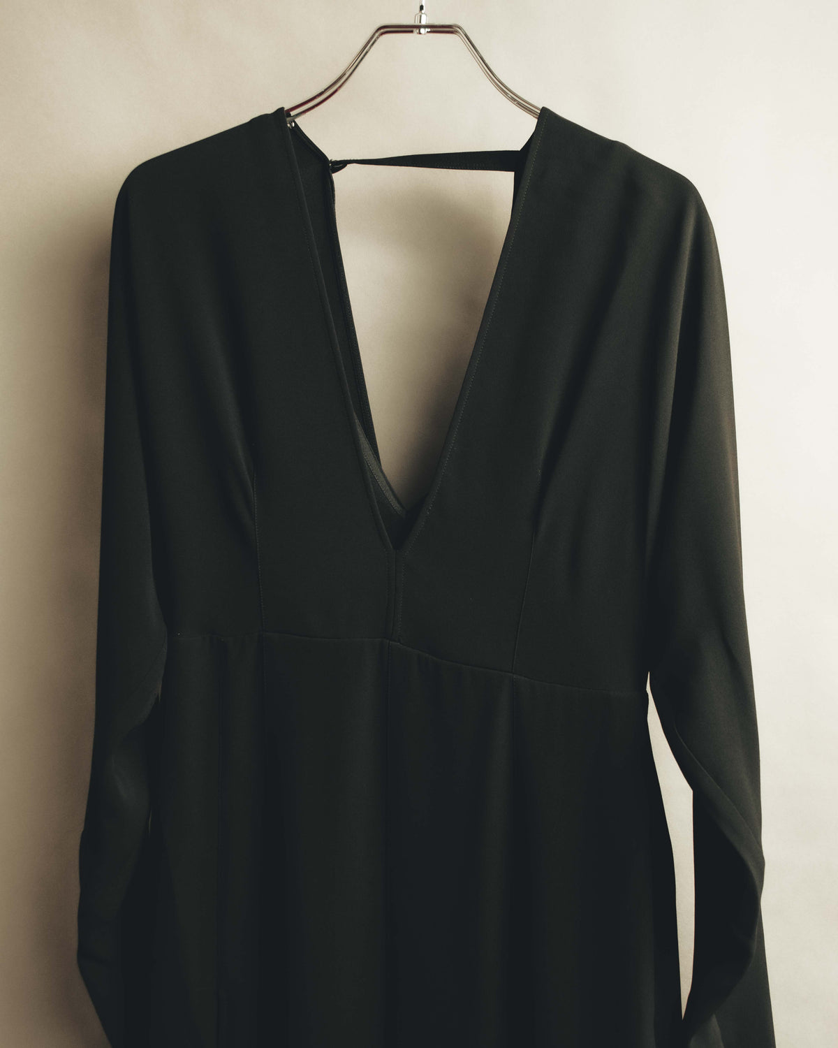 "BURBERRY" 2010's-20's Pleated silk midi dress