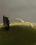 "GUCCI" 10's-20's Oversized square sunglasses