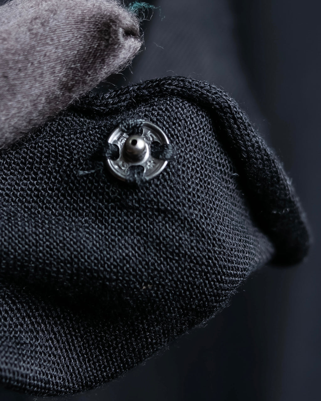 "DOLCE &amp; GABBANA" 100% silk snap button oversized cardigan