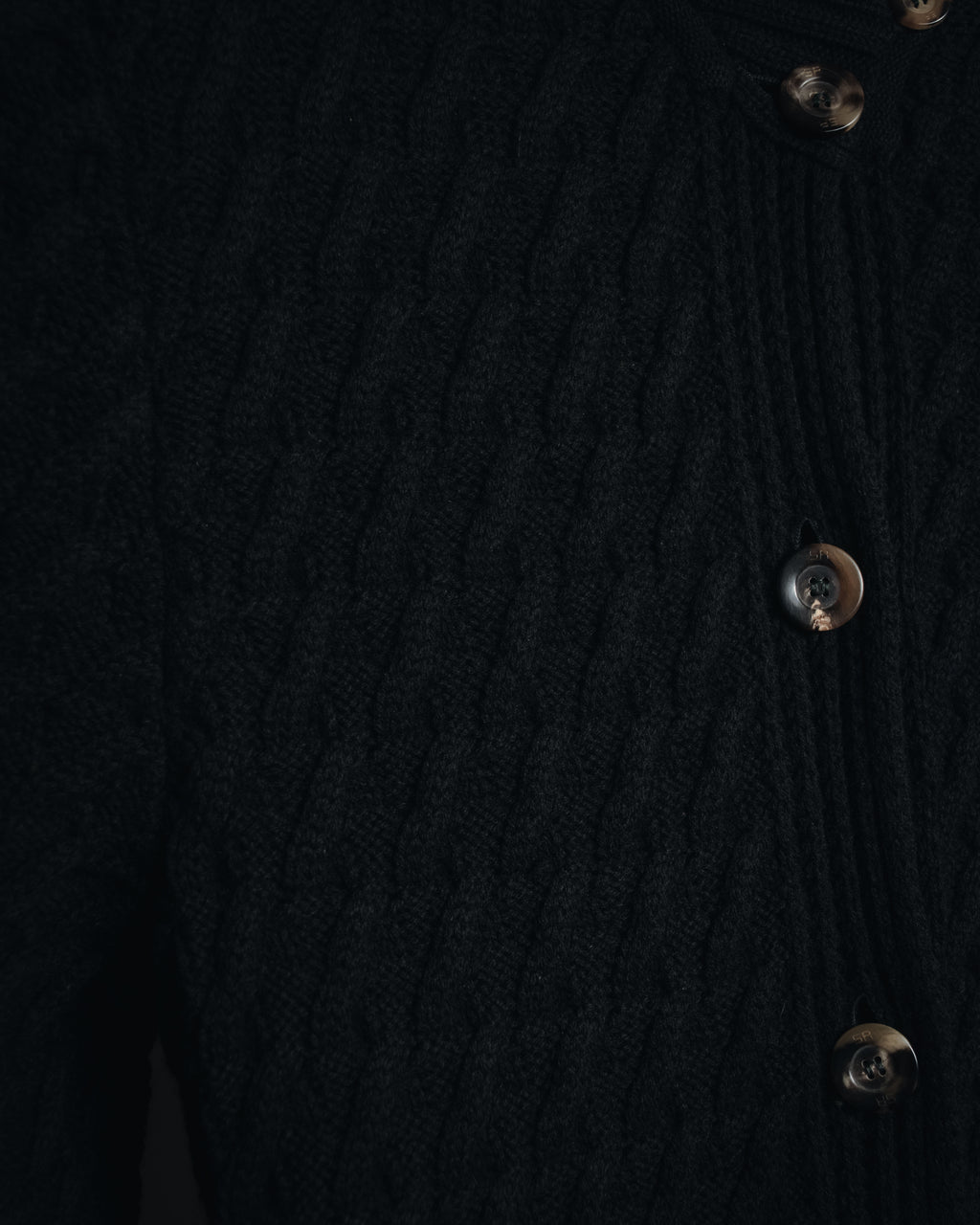 "SONIA RYKIEL" Textured knit button-front long cardigan