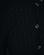 "SONIA RYKIEL" Textured knit button-front long cardigan