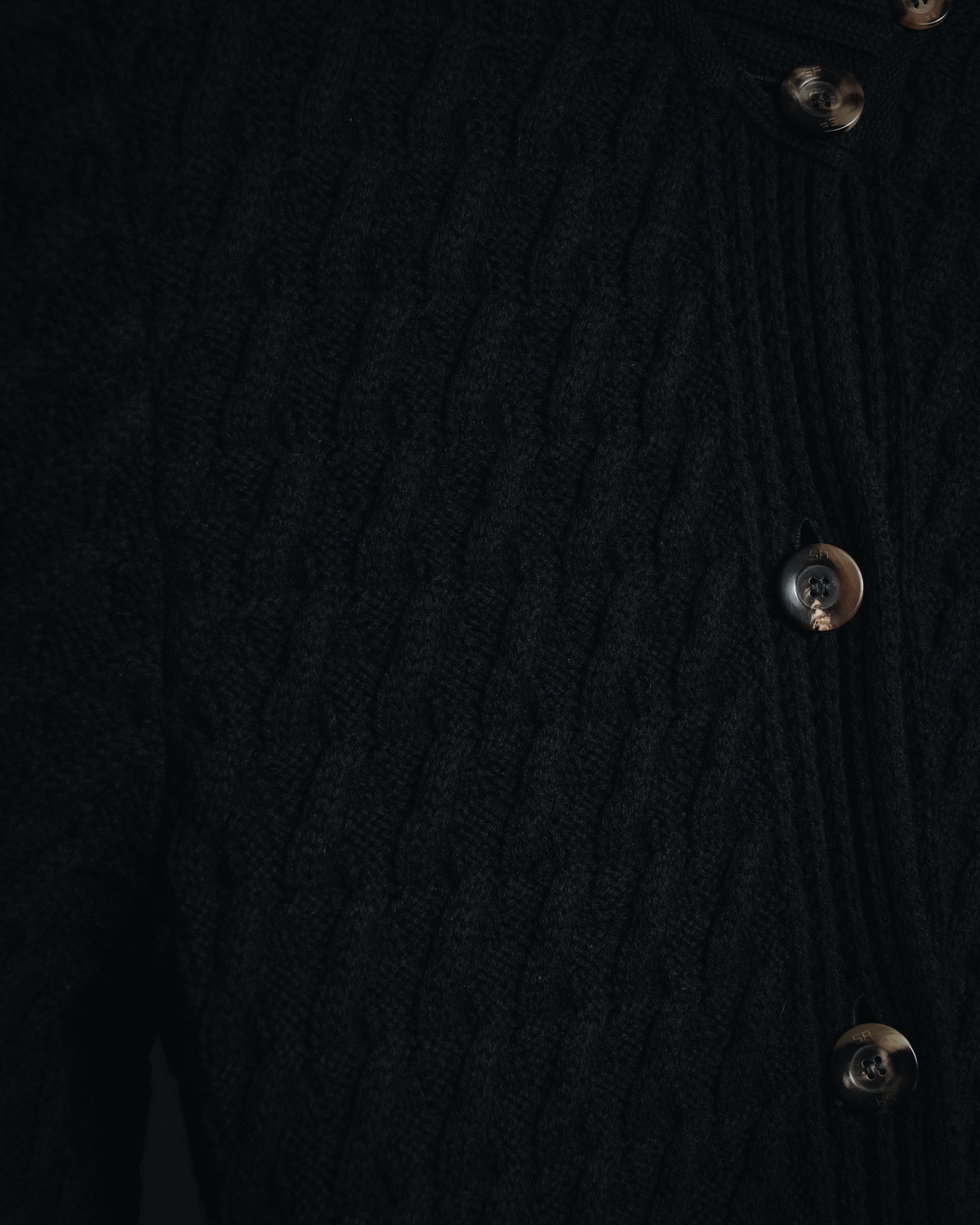 "SONIA RYKIEL" Textured knit button-front long cardigan