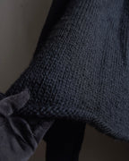 "YOHJI YAMAMOTO" 19AW Oversized cape knit cardigan