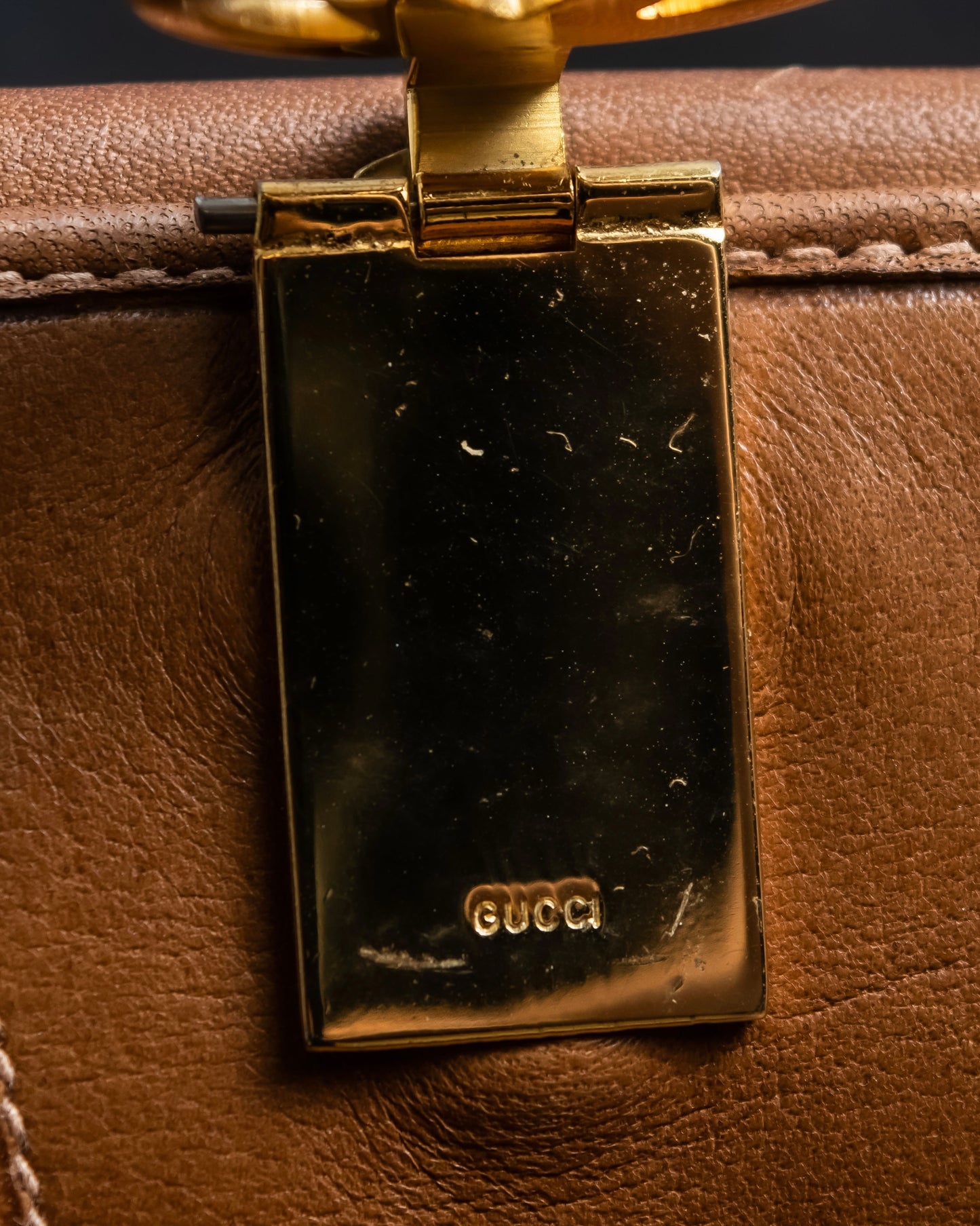 "GUCCI" Interlocking G motif bi fold wallet